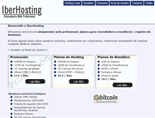 Tablet Screenshot of iberhosting.net